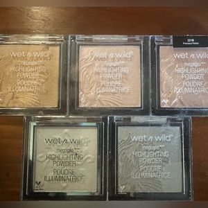 Bundle of 5 Wet n Wild highlighters
